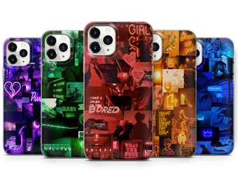 Aesthetic Collage Phone Case Abstract Cover fit for iPhone 15 Pro Max, 14 Plus, 13, 12, 11, XR & Samsung S24, S23, A54, A53, Pixel 8 Pro, 7