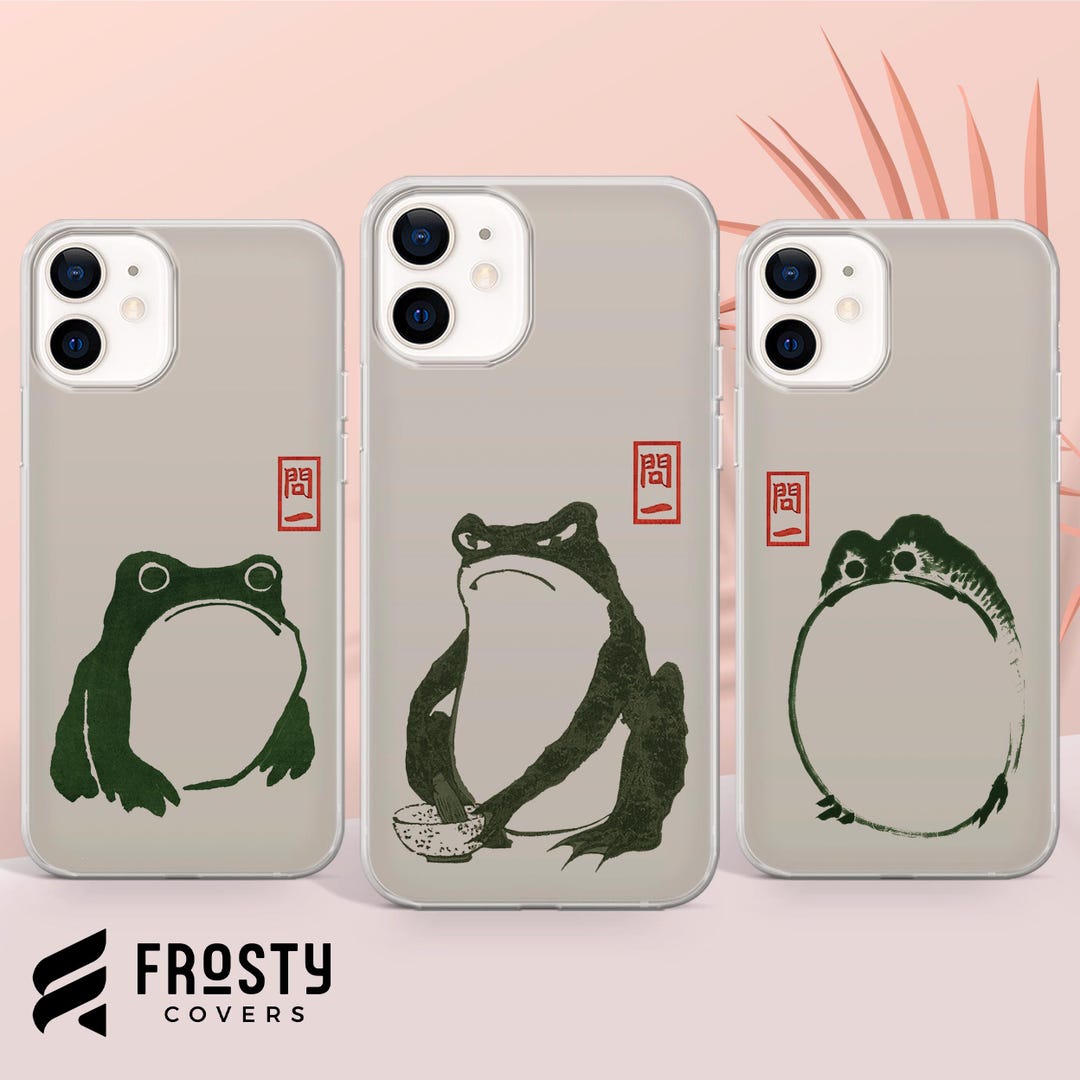 スマートフォン本体 frog Grumpy Frog Phone Case Matsumoto Hoji Cover for iPhone 17 Pro Max