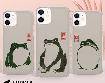 Grumpy Frog Phone Case Matsumoto Hoji Cover for iPhone, Samsung & Google Pixel