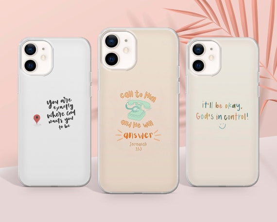Bible Verses Phone Case Christian God Cover for iPhone 16