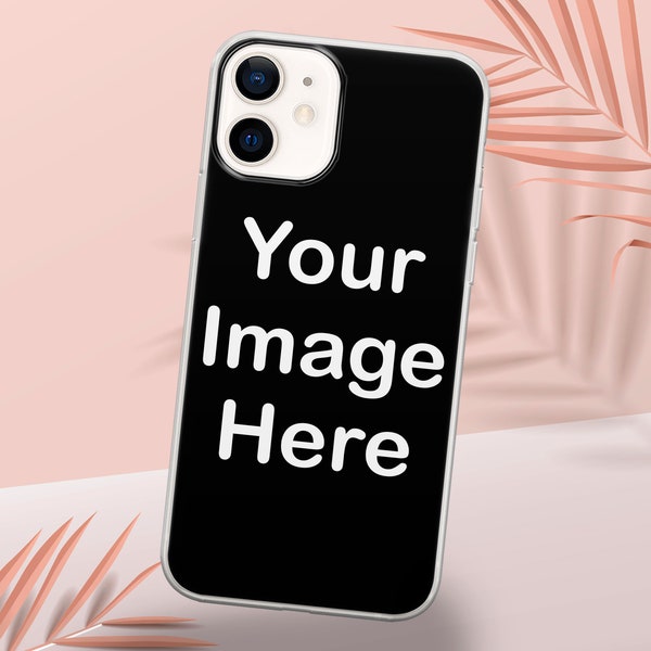 Personalized Phone Case Custom Image Coverfit for iPhone 15 Pro Max, 14 Plus, 13, 12, 11, XR & Samsung S24, S23, A54, A53, Pixel 8 Pro, 7