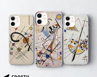 Kandinsky Phone Case, Abstract Art Cover for iPhone 17 Pro Max, Samsung S26 Ultra and Pixel 10