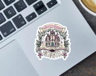 Adesivo de vinil encantado com livros proibidos: presente para amantes de livros