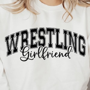 Namorada de luta livre svg, Wrestling Svg, Vida de namorada svg, Camisa de namorada de luta livre png, Dia de jogo svg, Namorada de luta livre png