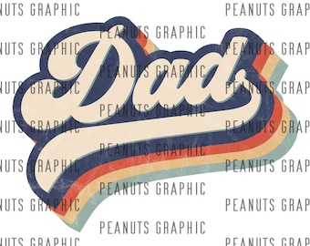 Retro Dad PNG Sublimation Design, vintage, Distressed, Digital Download, Clipart, templates, Print