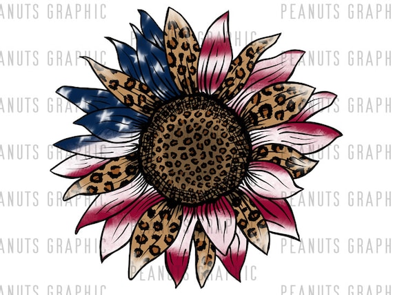 Sunflower American Flag Stencil // Step by Step Tutorial 