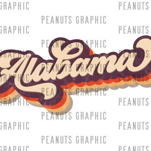 Retro Alabama PNG Sublimation Design, AL, U.S. state, vintage, Distressed, Digital Download, Clipart, templates, Print