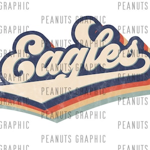 Retro Eagles PNG Sublimation Design, Vintage, Distressed, Blue Green, Clipart, templates, Print, Digital Download