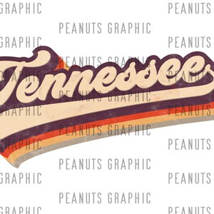 Retro Tennessee PNG Sublimation Design, TN, U.S. state, vintage, Distressed, Digital Download, Clipart, templates, Print
