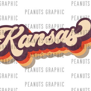 Retro Kansas PNG Sublimation Design, KS, U.S. state, vintage, Distressed, Digital Download, Clipart, templates, Print