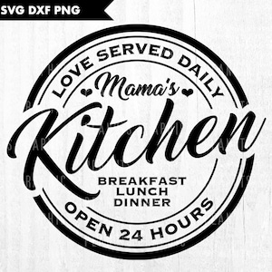Mamas Küche SVG, Küche Dekor SVG, Küche Zitate SVG, Küche Spruch SVG, Küche Geschenke SVG, Cricut, Cut Datei, digitaler Download