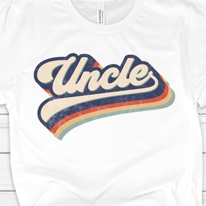 Retro Uncle PNG Sublimation Design, Vintage, Distressed, Digital