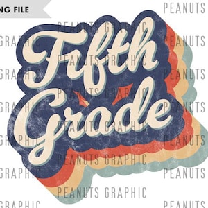 Fifth Grade png, Back to School png, 5th grade png Fifth Grade Teacher Shirt, Teacher Png, Sublimation Design Digital Download