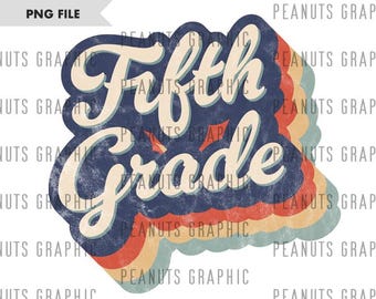 Femte klass png, Tillbaka till skolan png, 5:e klass png Lärare i femte klass png, lärare png, digital nedladdning av sublimeringsdesign