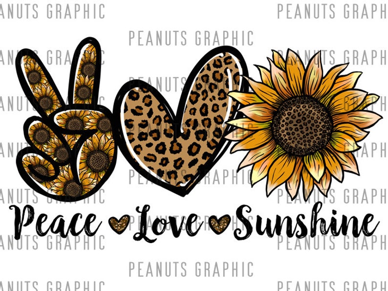 Free Free 284 Peace Love Sunflower Svg Free SVG PNG EPS DXF File