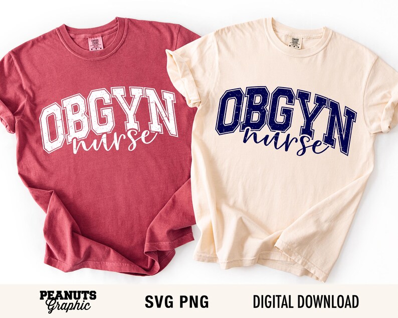 Obgyn Nurse SVG PNG (digital Download) - Etsy