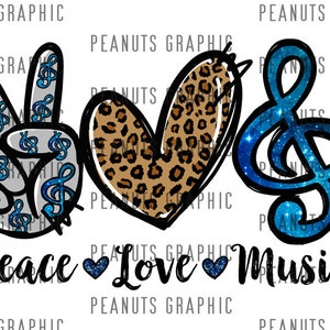 Peace Love Music - Etsy Singapore