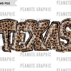 Texas PNG Sublimation Design, Leopard, Gold, Glitter, Digital Download, Clipart, templates, Print