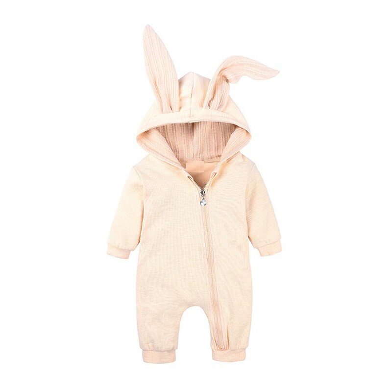 Unisex Cotton Baby Bunny Onesie Rabbit Bodysuit Zipper Etsy