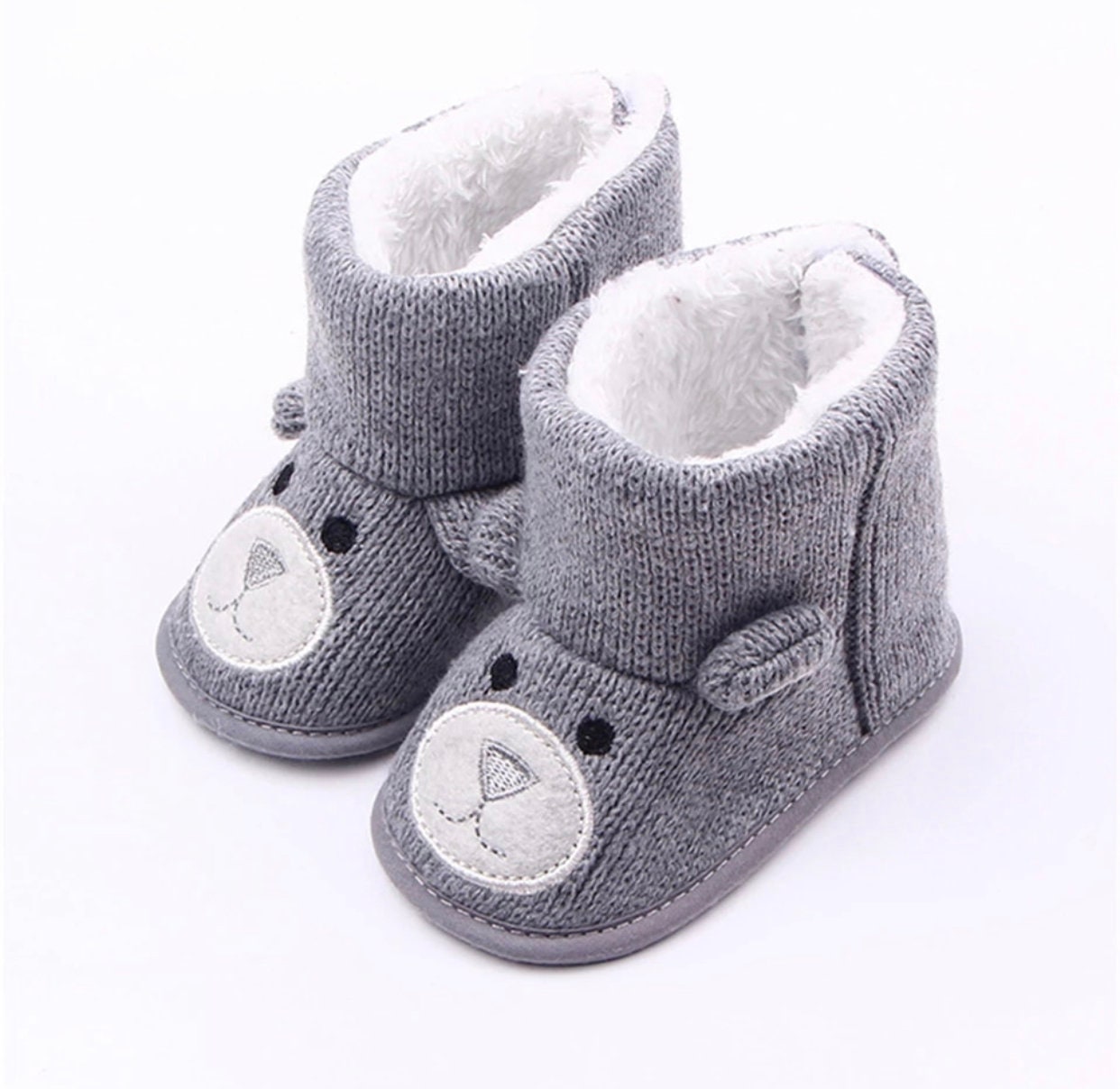 Adorable Unisex Baby Animal Booties Easy Wear Velcro Baby Etsy
