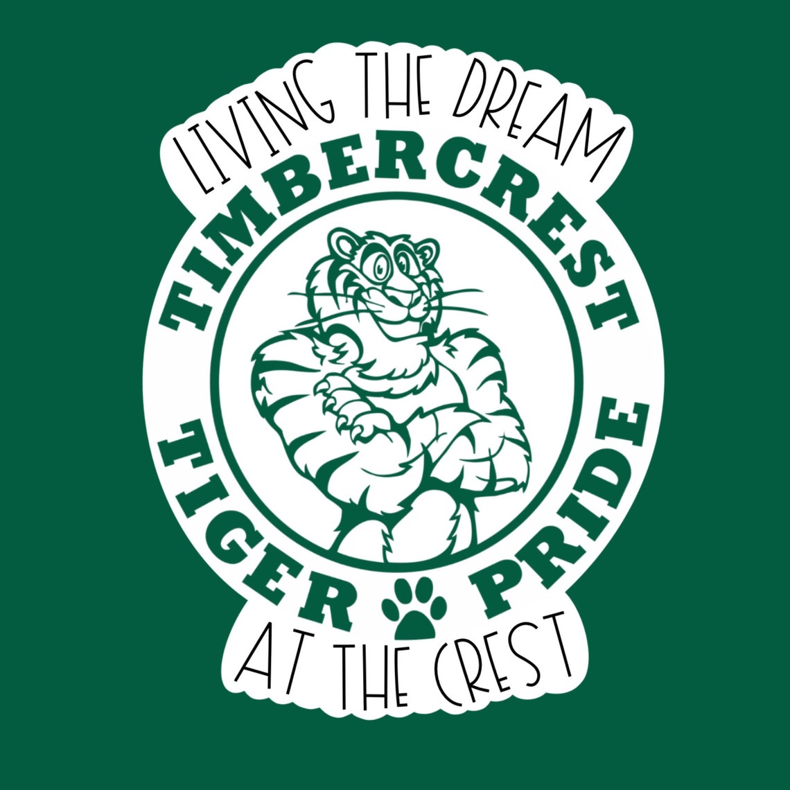 Timbercrest Elementary Sticker Etsy