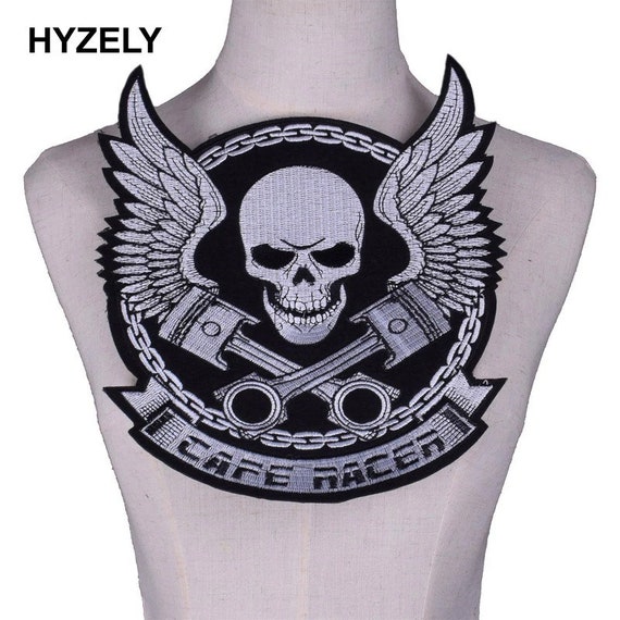 Biker Back Patch Large Patches for Jackets Embroidered Patches for Clothing  Punk Patches Stickers Applications for