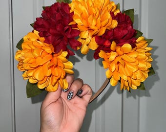 Handmade Flower Crowns | Wooden Flowers | Floral Headbands