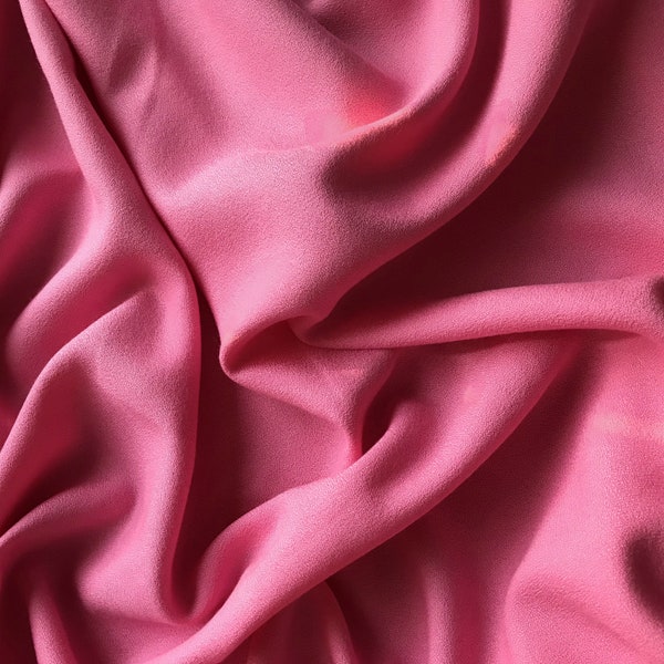 Constantine - Bubblegum Pink ECOVERO™ Crepe Fabric