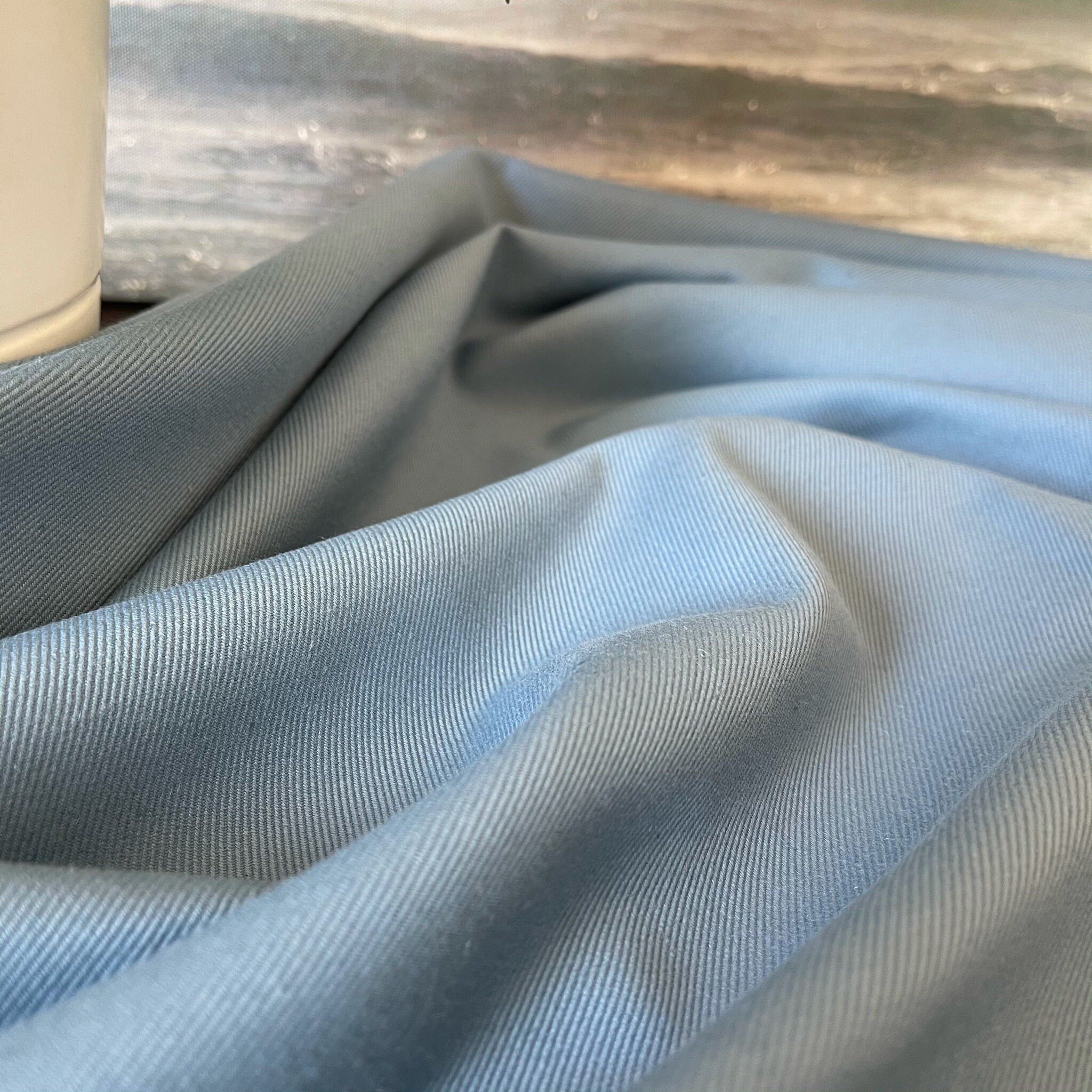 Cotton TENCEL™ Modal Linen Blend Twill Fabric Polinesia Etsy