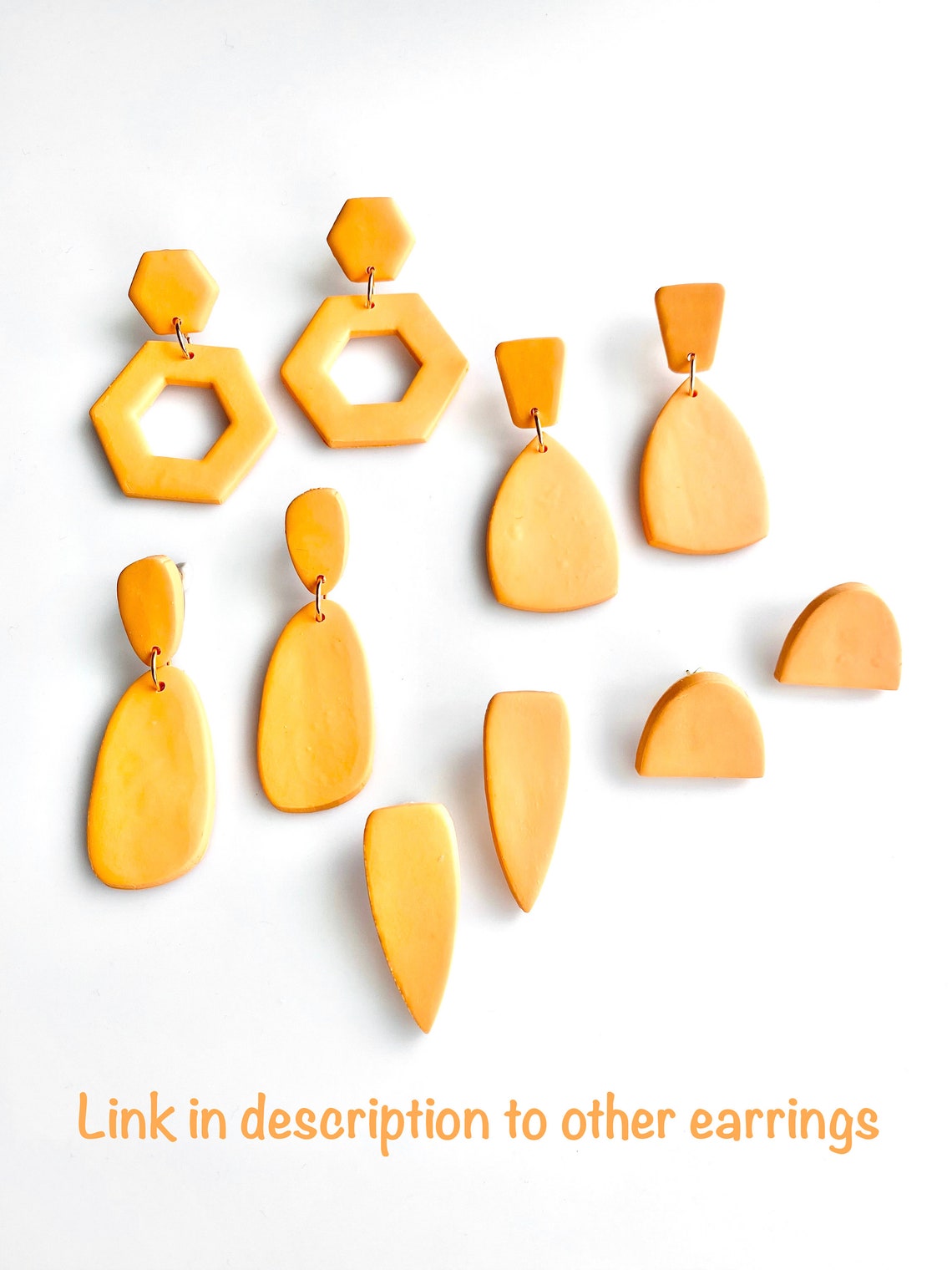 yellow and orange earrings