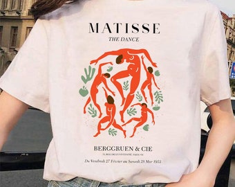 Matisse The Dance Art Tshirt, Matisse Merch Shirt, Artist Shirt, Grunge Srt Shirt, Aesthetic shirt