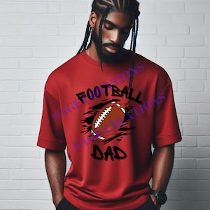 Football Dad, Sublimation digital design, Sport PNG