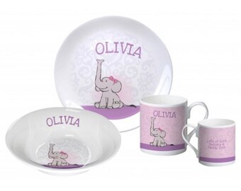 personalised childrens tableware