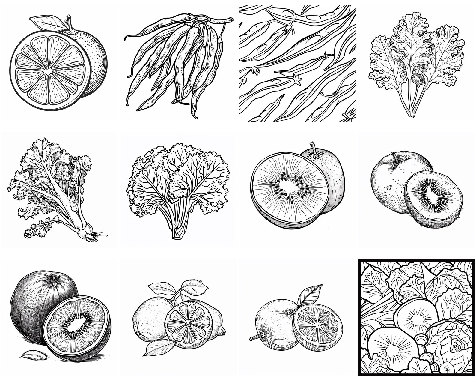 132 Fruits Procreate Brush Set | Stamps for Procreate | Instant Digital ...