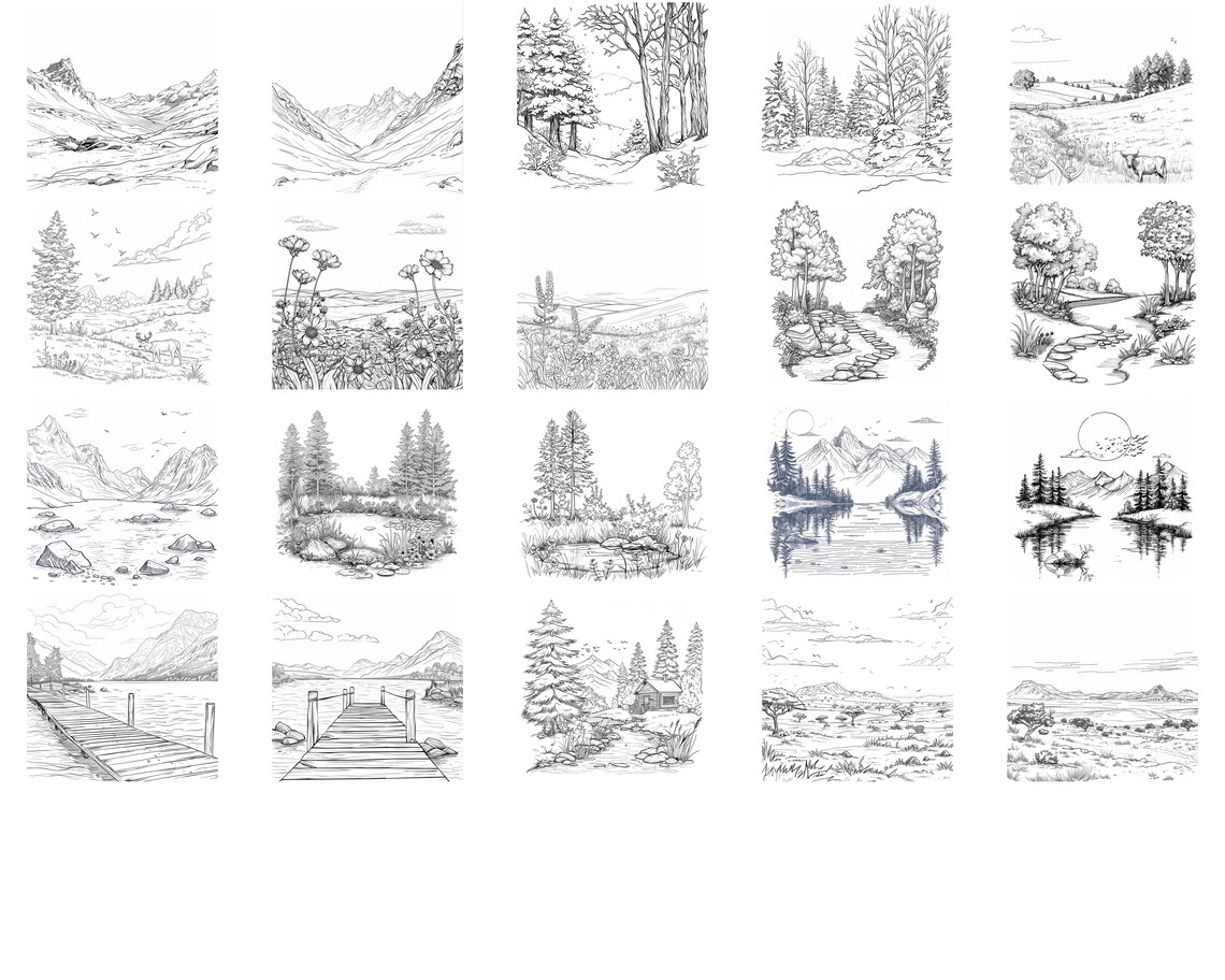 128+ National Park Procreate Brush Set | Stamps for Procreate | Instant ...
