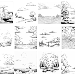 145+ Clouds Procreate Brush Set | Stamps for Procreate | Instant ...