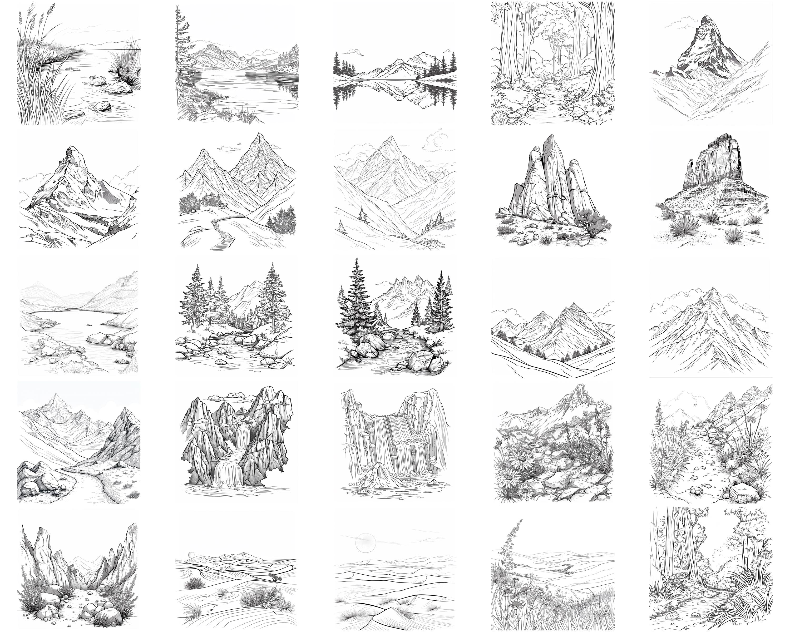 128+ National Park Procreate Brush Set | Stamps for Procreate | Instant ...