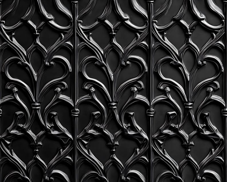 100+ Gothic Texture Procreate Brushes: Seamless Patterns (instant ...