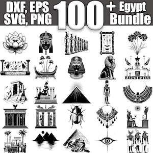 Egypt SVG Bundle, Set of 100, Instant Digital Download svg png dxf eps