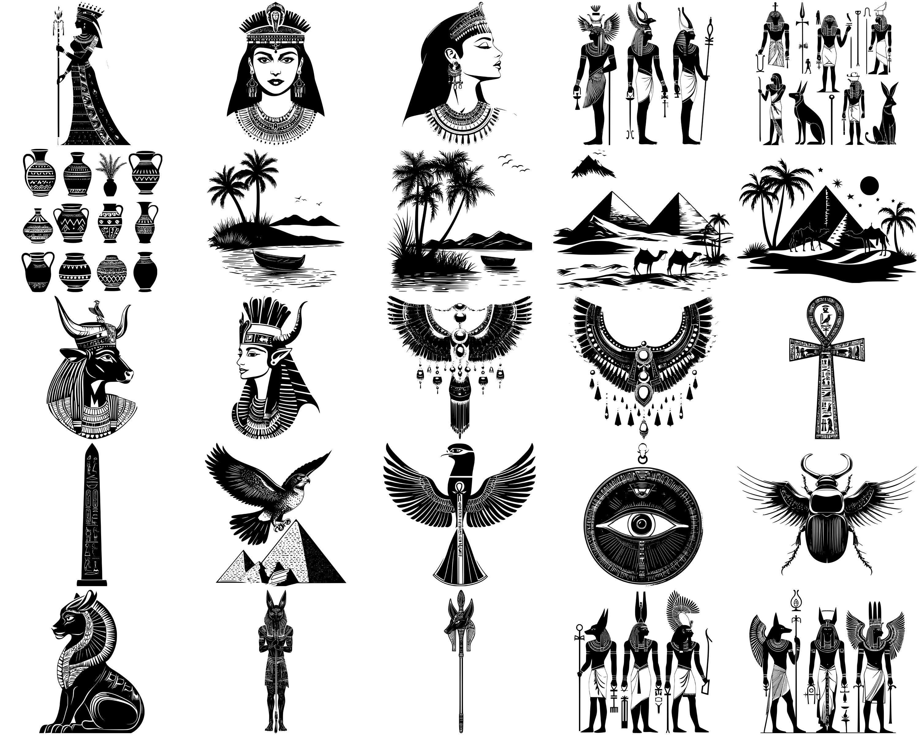 Egypt SVG Bundle, Set of 100, Instant Digital Download Svg Png Dxf Eps ...