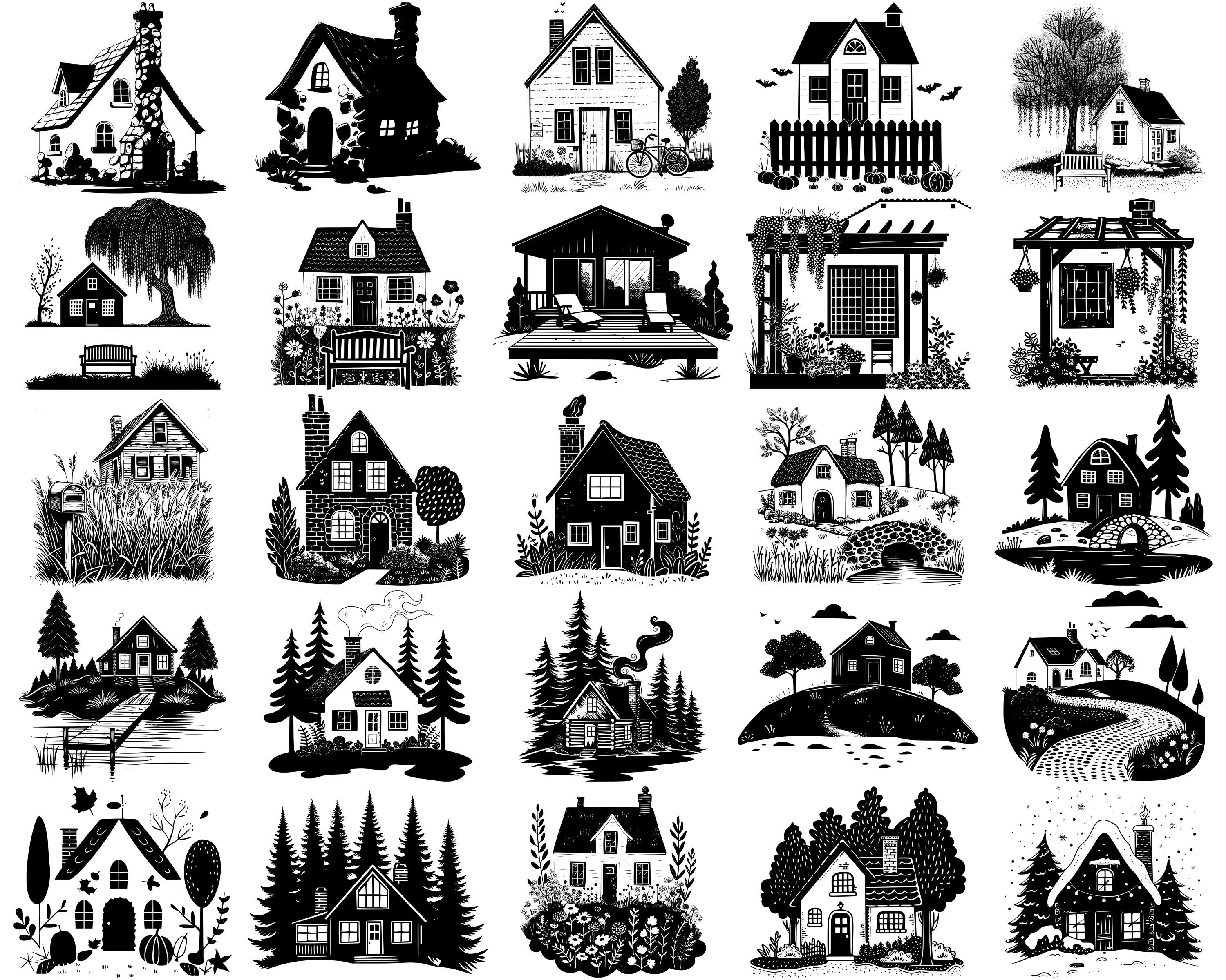 fall pattern - chesed cottage crafts | svg files |... Cozy Cottage SVG Bundle, Set of 100, Instant Digital Download Svg Png ...
