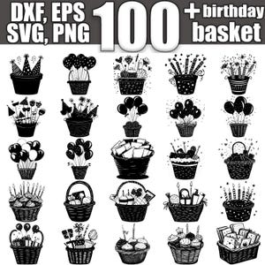 Verjaardag mand SVG-bundel, set van 100, instant digitale download svg png dxf eps