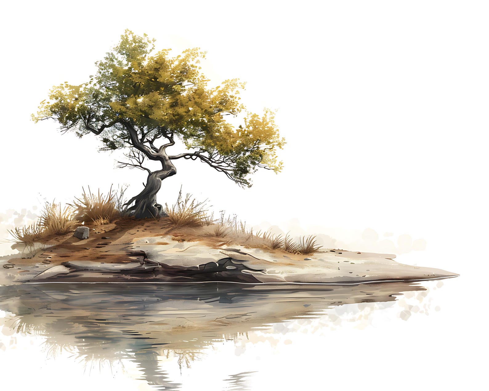 128+ Tree Lake by Nature Procreate Brush Set | Stamps for Procreate ...