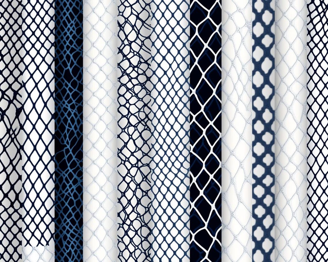 100+ Fishnet Texture Procreate Brushes: Seamless Patterns (instant ...