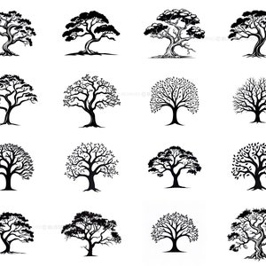 100+ Tree Procreate Brush Set | Unique Realistic Tree Stamp Brushes ...