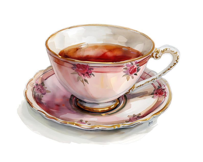 128+ Teacup Procreate Brush Set | Stamps for Procreate | Instant ...
