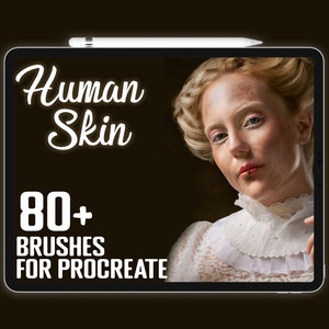 Human Skin Procreate Brushes: 80+ Brush Stamps Bundle (Instant Download)