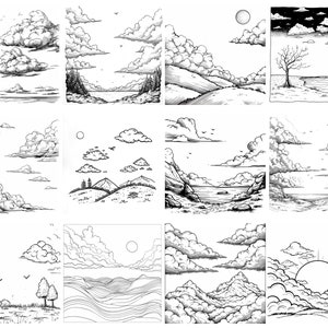 145+ Clouds Procreate Brush Set | Stamps for Procreate | Instant ...