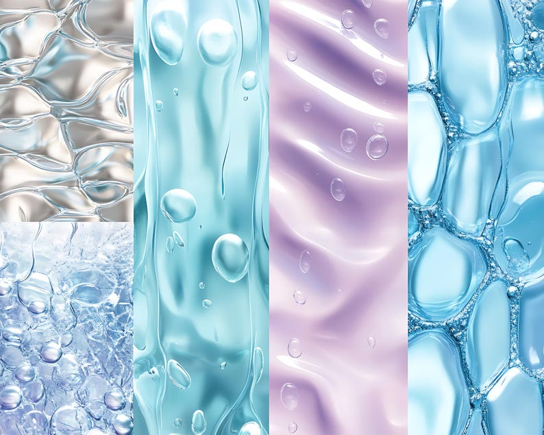Boiling Water Texture Procreate Brushes: Seamless Patterns (instant ...