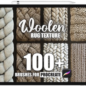 Brosses de procréation pour tapis en laine : plus de 100 motifs sans couture (téléchargement instantané)
